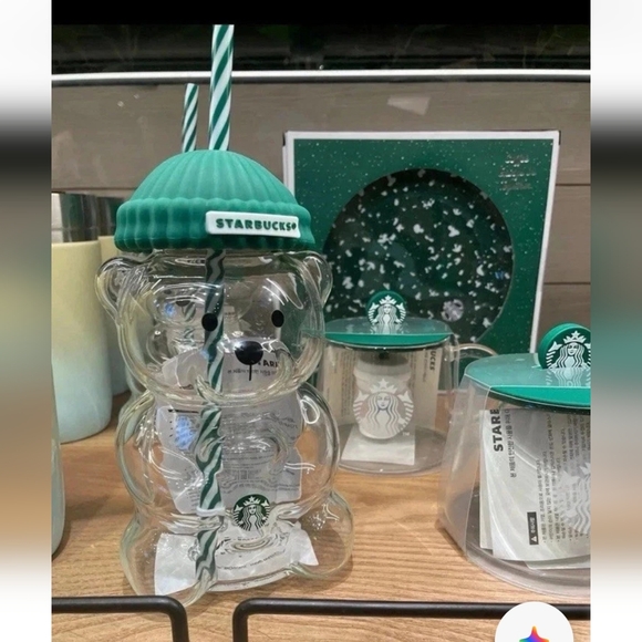 2025 Starbucks Bearista Glass Cup - Picture 2 of 10
